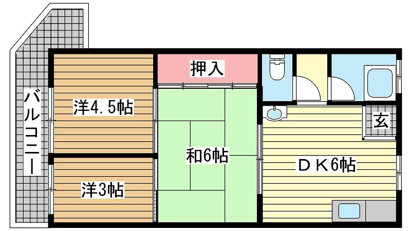 神戸市中央区再度筋町間取